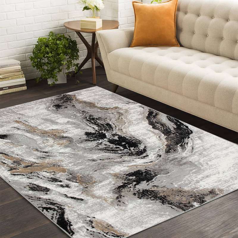 Merry Dark Volcano Rug