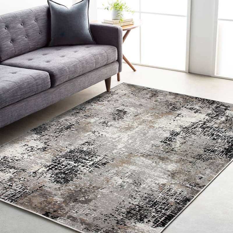 Merry Black Dot Rug