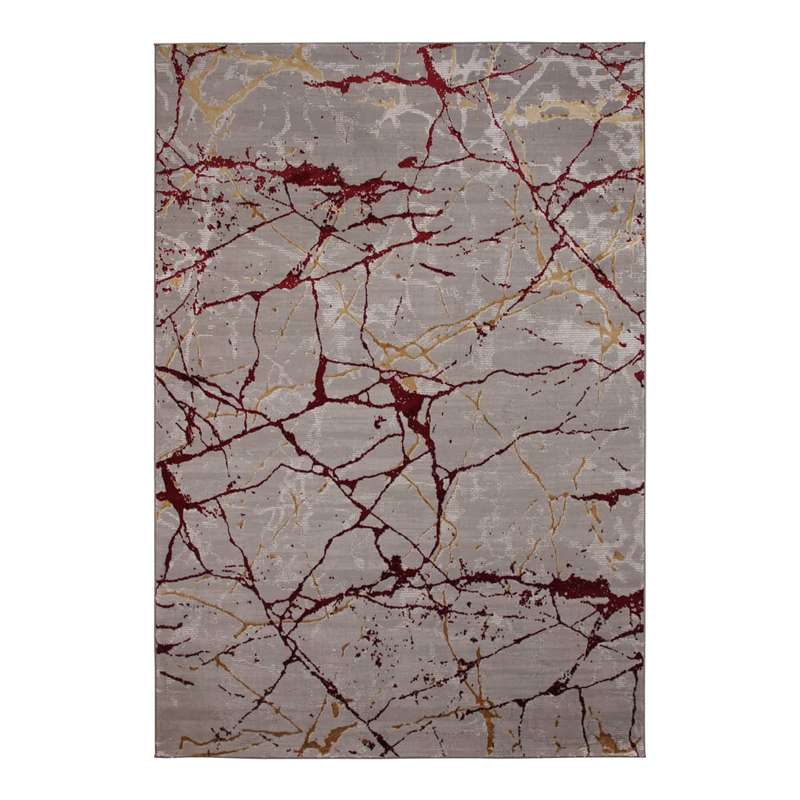 Star Slit Red Rug