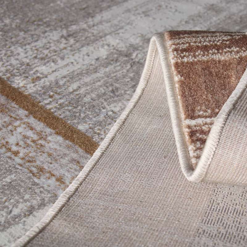 Star Frame Brown Rug