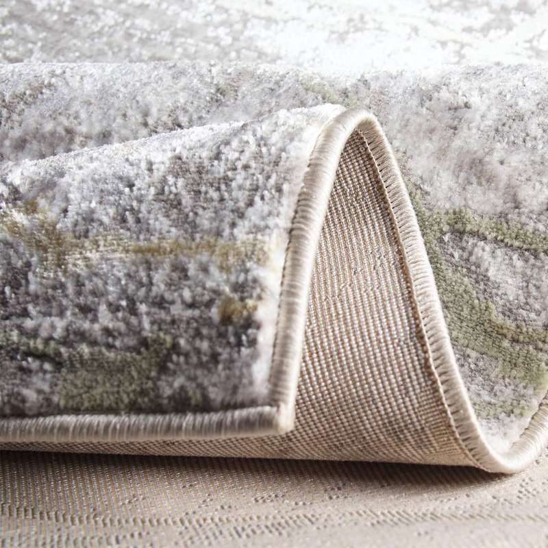Star Slit Green Rug