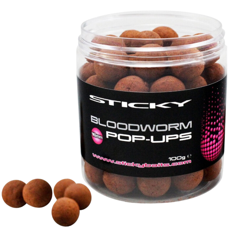 Sticky Baits Pop-Ups Bloodworm 16MM