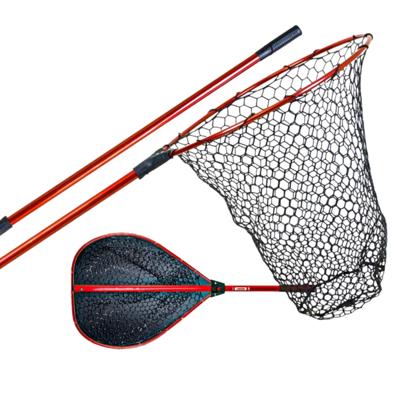 Sensation Snagless Landing Net Anodized Red 45CM
