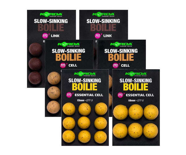 Korda Slow Sink Boilie Plastic 15MM