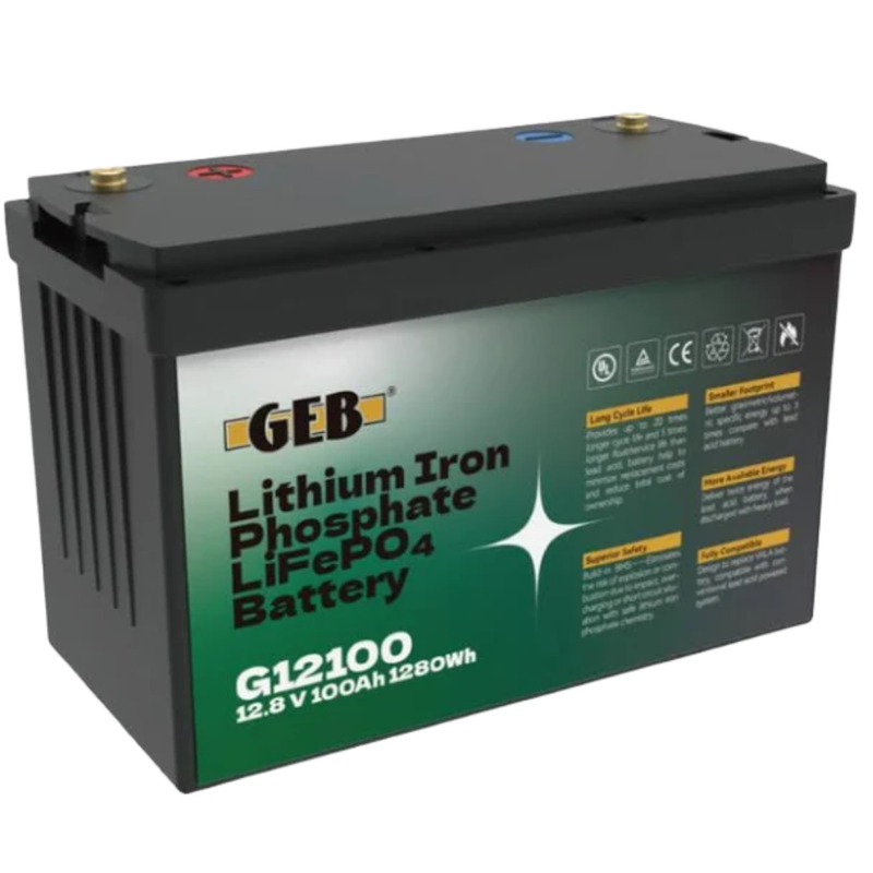 12.8v 100ah 1.28Kwh Lithium Battery