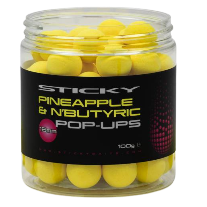 Sticky Baits Pop Ups Pineapple & N'Butyric Pop Ups 16mm