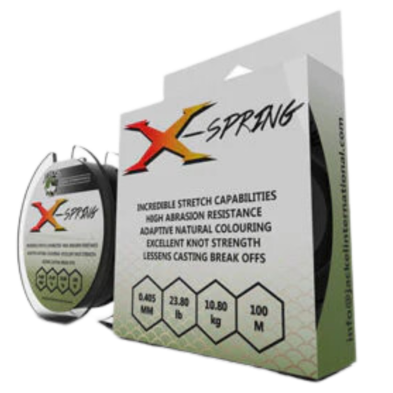 Jackel X-Spring Invisi Casting Leader 100m Red
