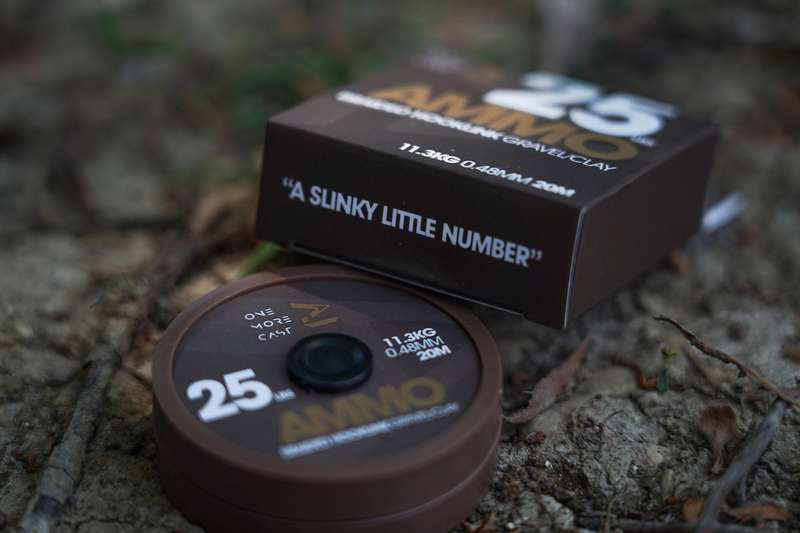 OMC Ammo Camo Braided Hooklink Gravel/Clay 25lb