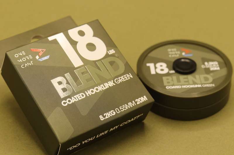 OMC Blend Coated Hooklink 18lb GREEN 20M