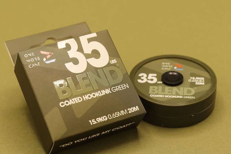 OMC Blend Coated Hooklink 35lb GREEN 20M