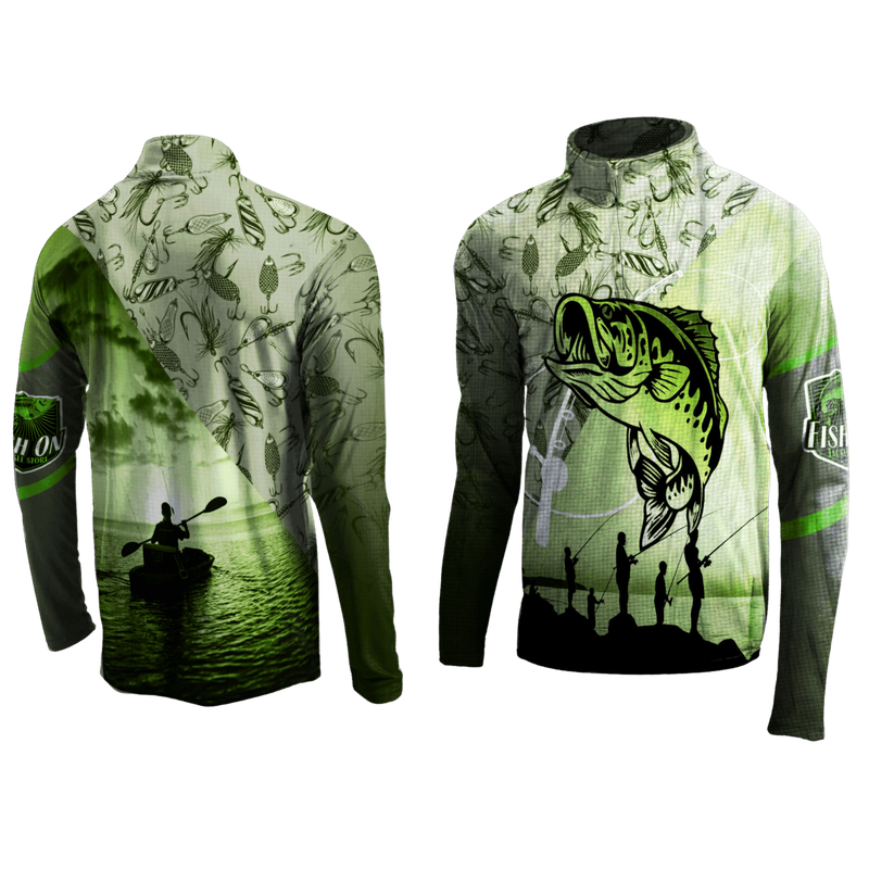 Fish On Long Sleeve Fishing Shirts