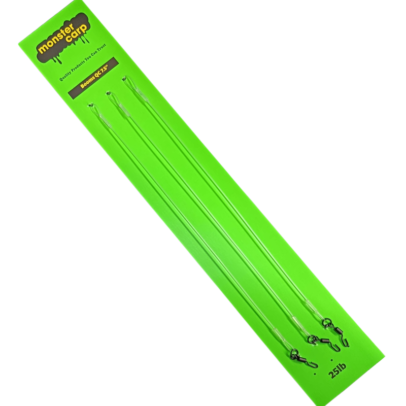 Monster Carp Ready Tied Booms With Spinner Swivel 25lb