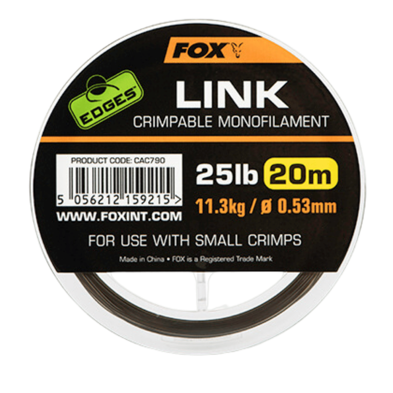 Fox Edges Link Trans Khaki Mono 0,53Mm 20M 25Lb