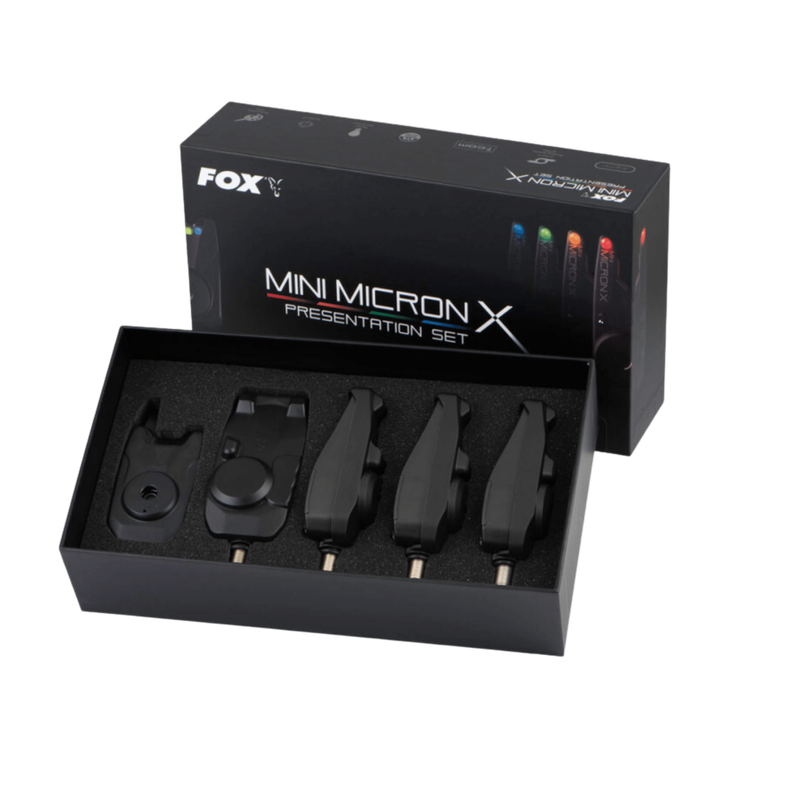Fox Mini Micron X Set 4 Rod Set Alarms