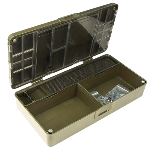 Fish On 4-Compartment Fishing Tackle Box W532