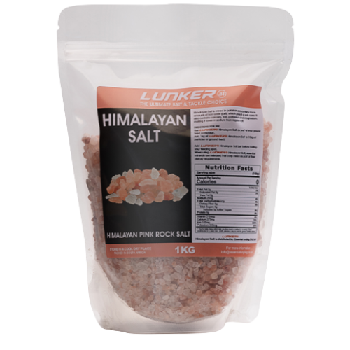 Essential Angling Lunker Himalayan Pink Rock Salt Course 1kg