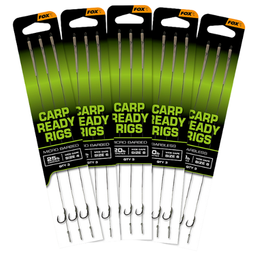 Fox Carp Ready Wide Gape Rig S2 3x