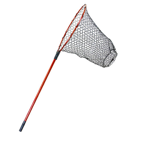 Sensation Snagless 55CM Rubber Red Anodized Net