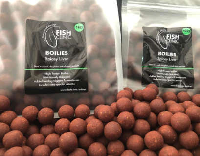 Fish Clinic Boilies Shelf Life 1KG 20MM