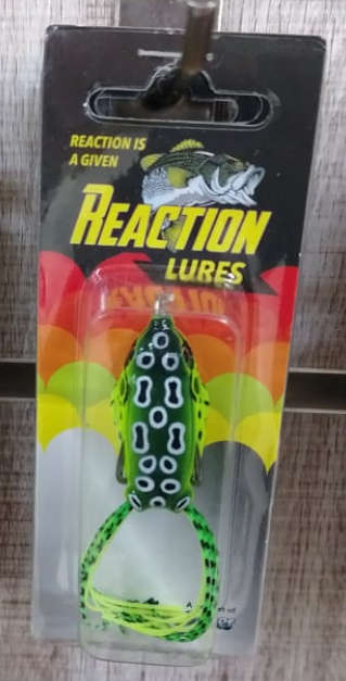 Reaction Lures Frog Weedless YHLW-04