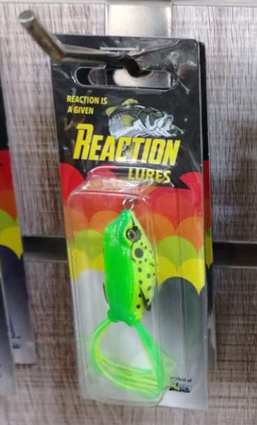 Reaction Lures Frog Weedless YHLW-04