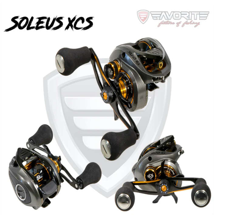 Favorite Reel Soleus XCS Casting Reel GUN/METAL XCS 7.3:1 RH SLSM7XR