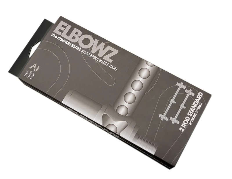 OMC Elbowz Stainless 316 Buzzer Bar 11.5 & 9.5 Inch