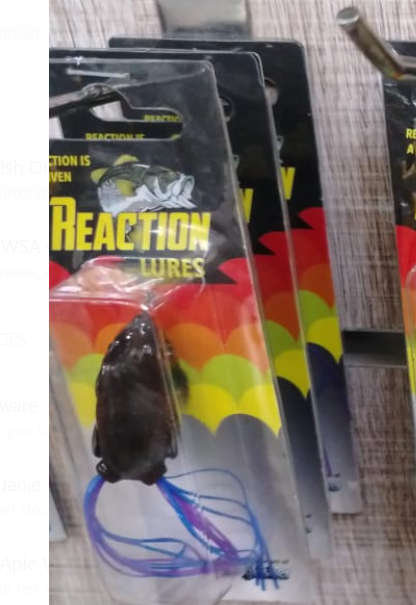 Reaction Lures Frog Weedless YHLW-04