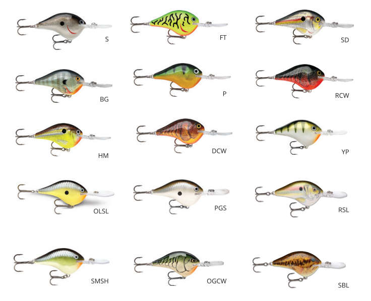 Rapala Dive To Series Crank DT04 Lures