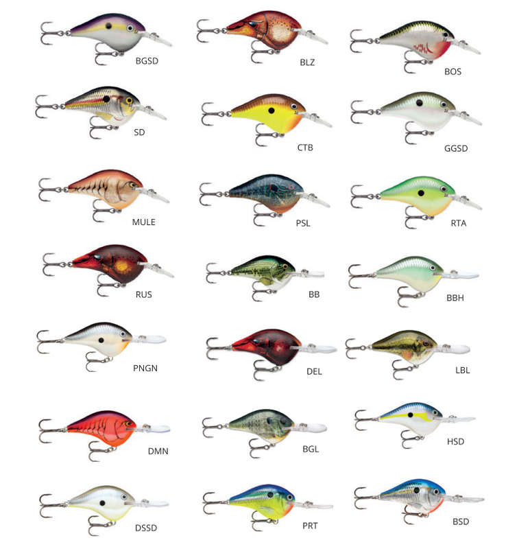 Rapala Dive To Series Crank DT04 Lures