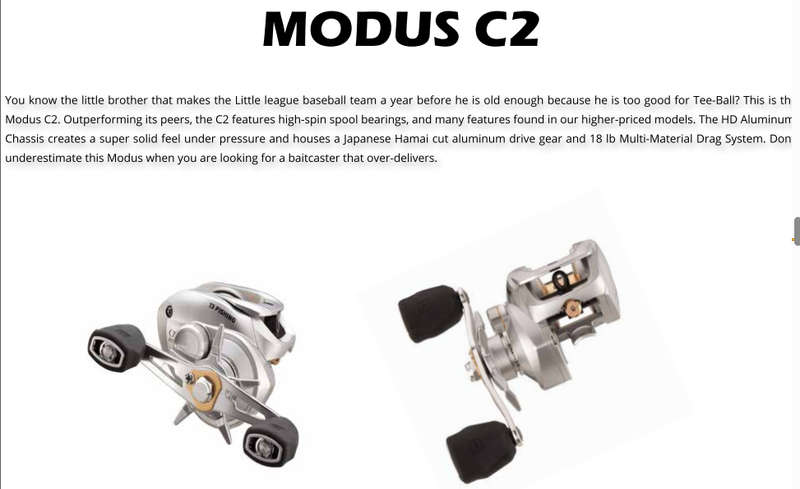 13 Fishing Modus C2 RH Baitcaster Reel