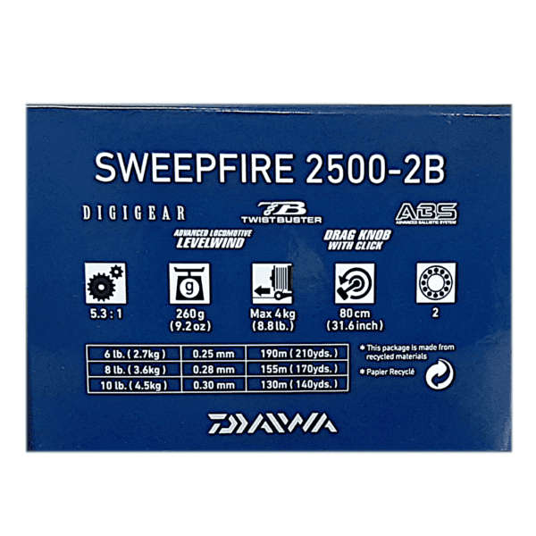 Daiwa Sweepfire Spinning Reel 4000