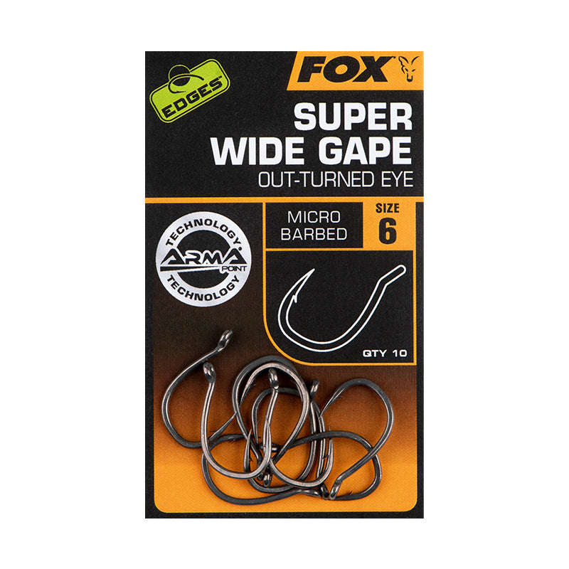 Fox Edges Super Wide Gape Outturned Hook