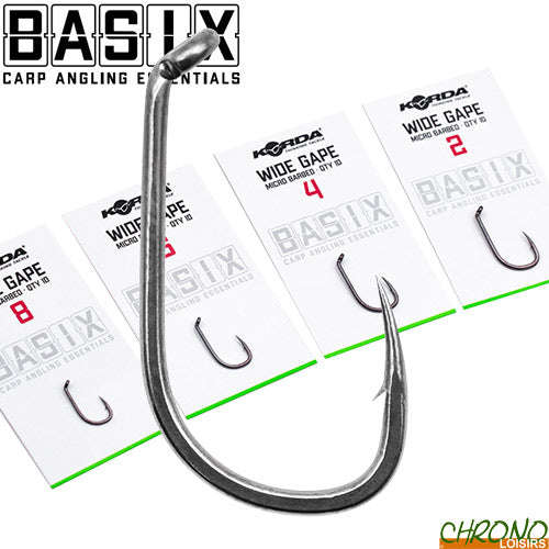Korda Basix Wide Gape Hooks