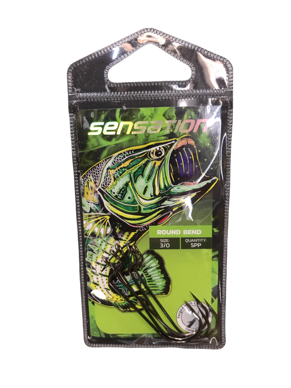 Sensation Round Bend Hook - 3/0