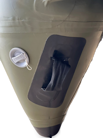 Fish On inflatable boats - 2.4 M (With Fish On Logos) / Olive Green & Black
