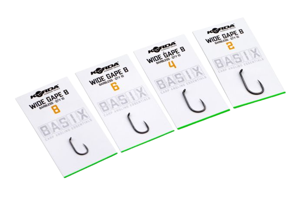 Korda Basix Wide Gape Hooks