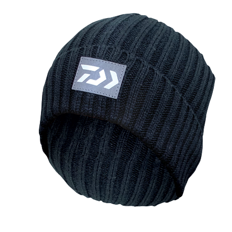 Daiwa Cuffed Beanie With Badge Hat