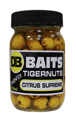 DB Baits Skinned Tigers (Tigernuts) 125ml