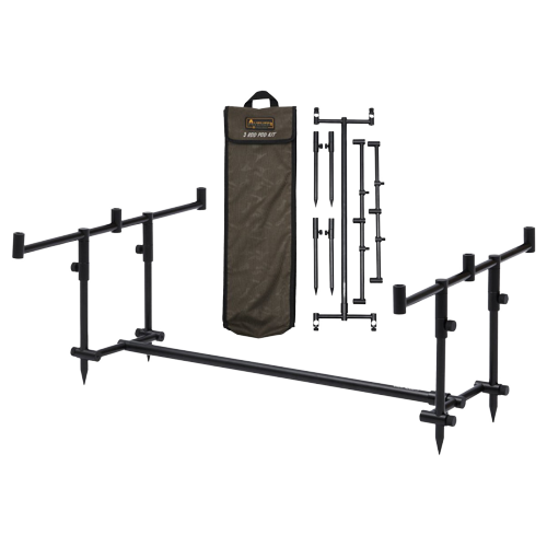 Prologic Avenger Pod Kit & Carrycase 3 ROD POD