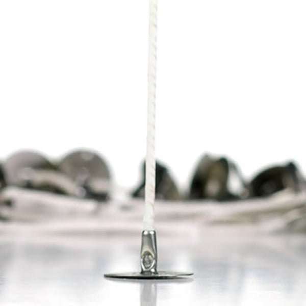 Pre-Waxed & Tabbed Candle Wicks - 1.5mm x 20cm - 100 Piece