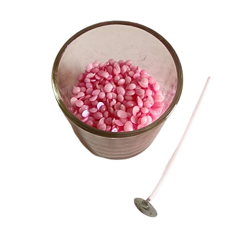 Valentine's Colored Paraffin Wax Pastilles & Wicks Kit