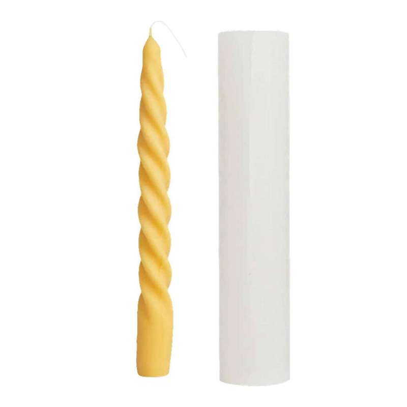 3D Silicone Candle Molds Twist