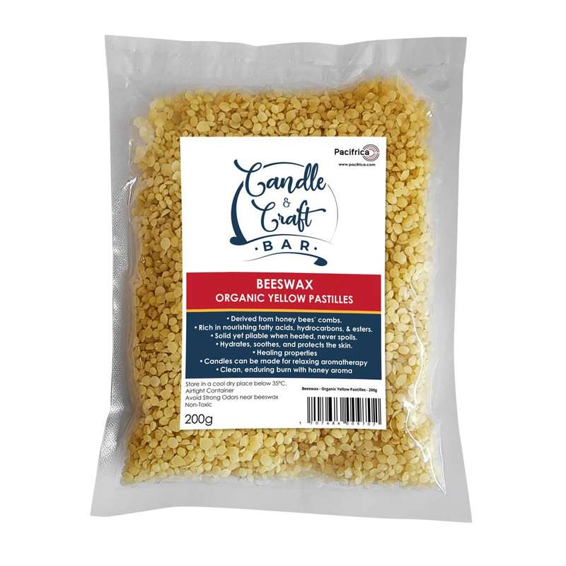 Beeswax - Organic Yellow Pastilles - 200g