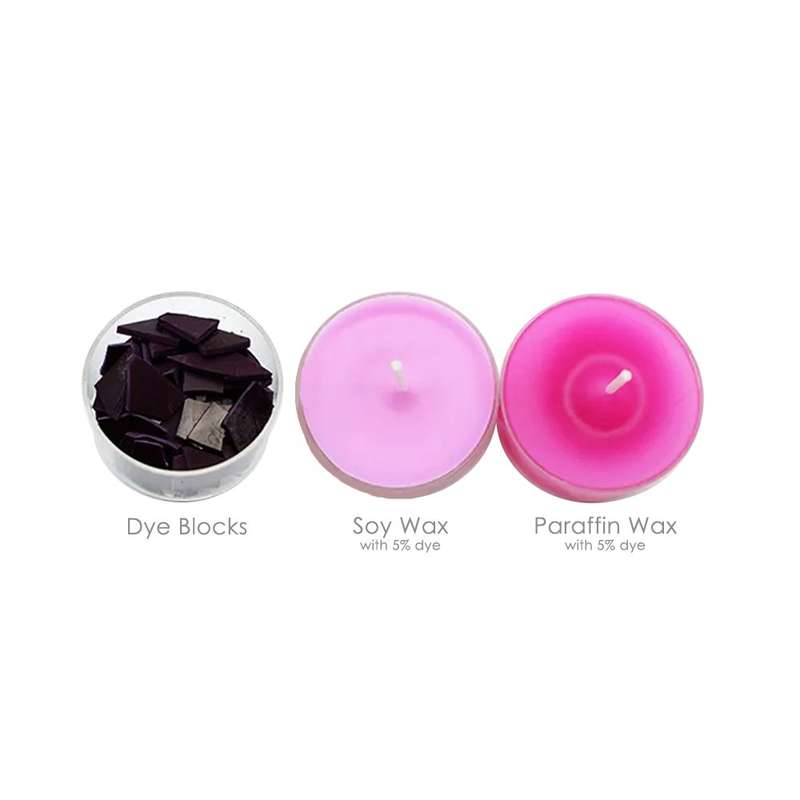 Candle Bold Color Dye Blocks - Rose Pink