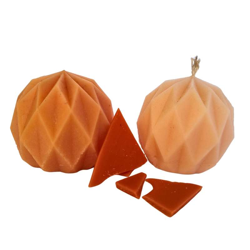 Candle Soft Color Dye Blocks - Smooth Orange