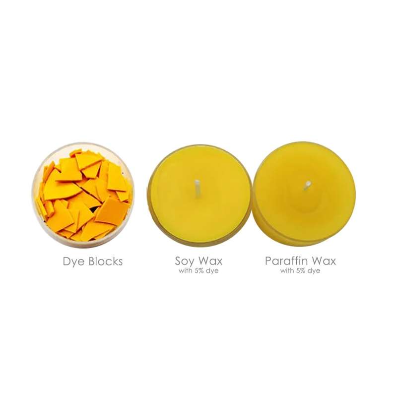 Candle Bold Color Dye Blocks - Sunny Yellow