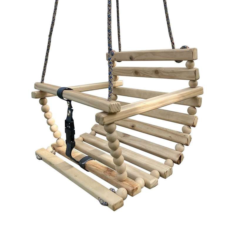 Handcrafted Wooden Baby / Toddler Swing