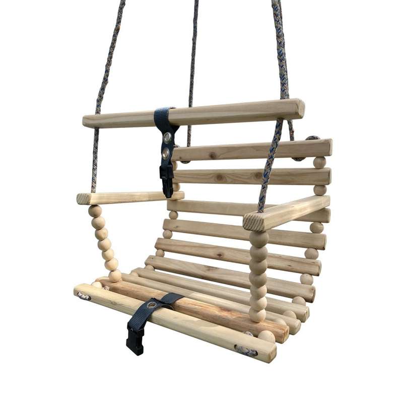Handcrafted Wooden Baby / Toddler Swing