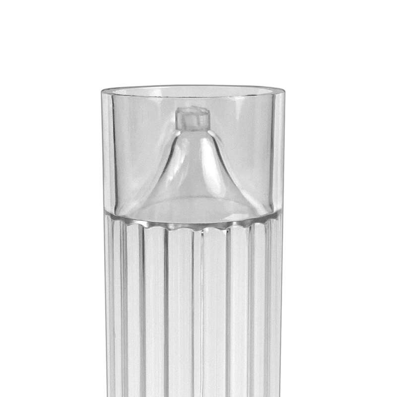 Hard Plastic Pillar Candle Mold 15cm